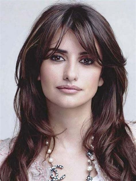 Top 20 Penelope Cruz Hairstyles And Haircuts Ideas For You To Try Long Hair With Bangs Long