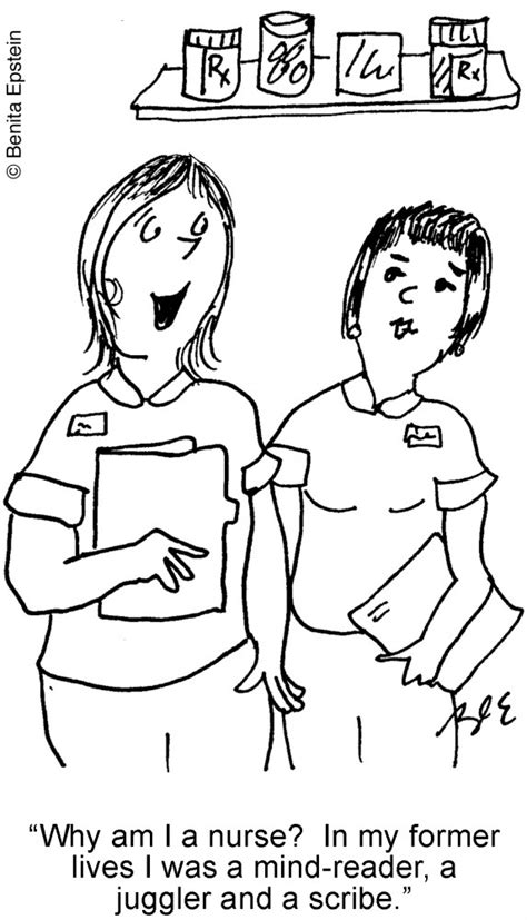 nurse cartoons relevant experience scrubs the leading lifestyle nursing magazine featuring