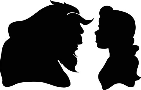 Beauty Beast Silhouette Silhouette Pictures Silhouette Clip Art