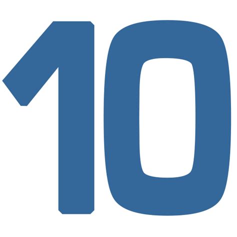 10 Number Png Transparent Images Pictures Photos Png Arts Images And