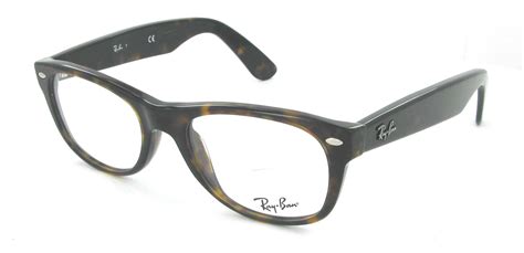 Eyeglasses Ray Ban Rx 5184 2012 New Wayfarer 52 18 Unisex Ecaille Foncee Wayfarer Frames Full