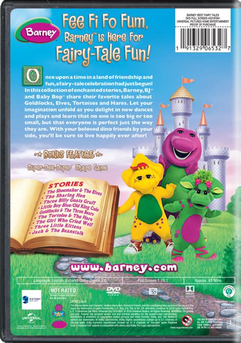 Barney Best Fairy Tales Watch Page Dvd Blu Ray Digital Hd On