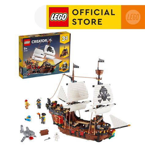Lego Creator 3in1 Pirate Ship 31109 Building Kit 1260 Pieces