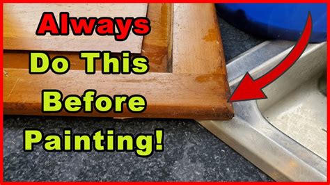 Whatever cleaner you choose, the basic steps of how to clean wood kitchen cabinets are the same: How To Clean Kitchen Cabinets Before Painting - YouTube