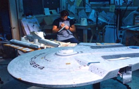 A Technician Works On The Reliant Filming Model For St Ii The Wrath Of