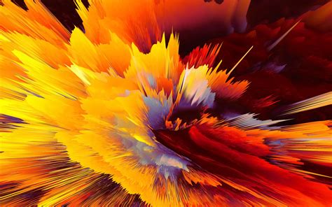 Explosión De Colores Abstracta Fondo De Pantalla 4k Hd Id4767