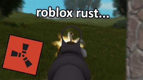 I Played Roblox Rust Youtube