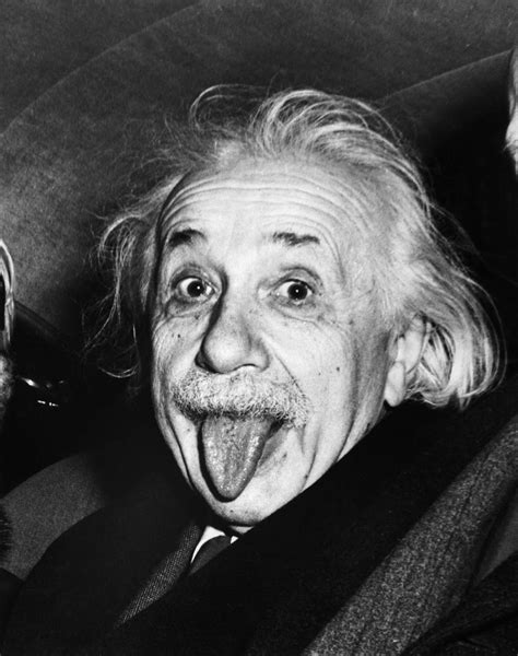 Einstein Sticking His Tongue Out 1951