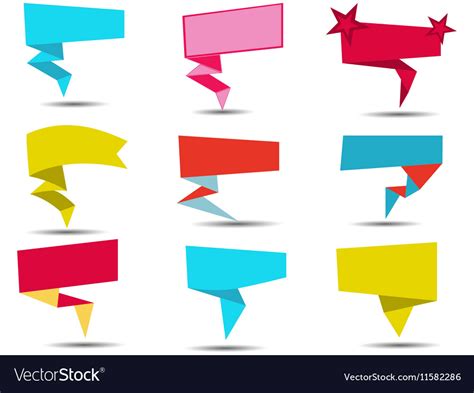 Callouts On A White Background Royalty Free Vector Image