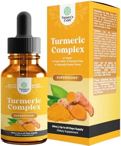 Amazon Com Herb Pharm Certified Organic Turmeric Root Extract For
