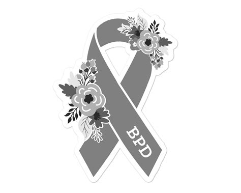 Bpd Awareness Borderline Personality Disorder Sticker Stickers Labels