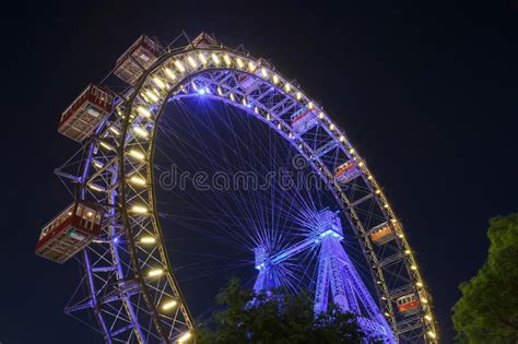 Wiener Riesenrad In Prater Oldest And Biggest Ferris Wheel In Stock