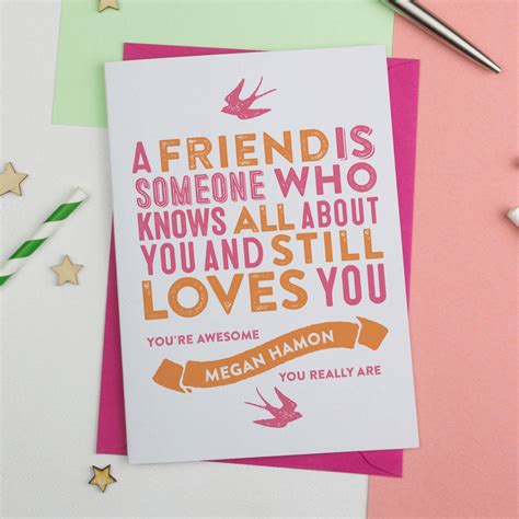 Best Friend Card By A Is For Alphabet