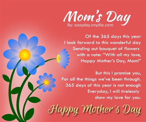 Happy Mothers Day Poems With Images Easyday