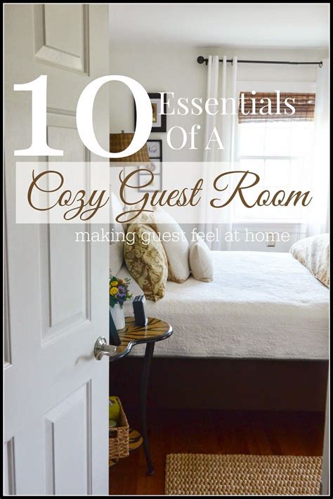 10 Essentials Of A Cozy Guest Room Cozy Guest Rooms Guest Room
