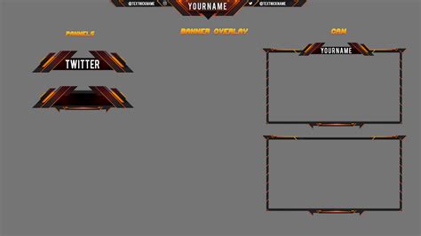Template Free Twitch Overlay 8 By Ayzs On Deviantart