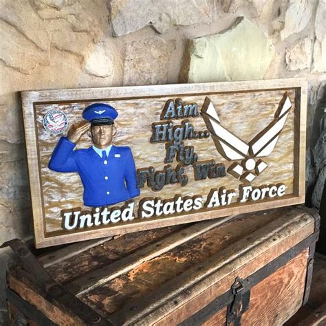United States Air Force Plaque Plaque Sign Wedding Etsy