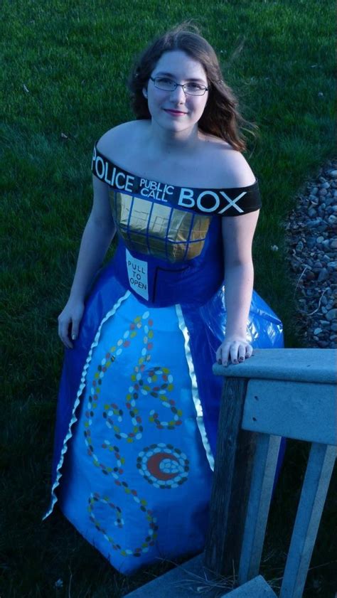I Posted The Beginnings Of My Duct Tape Tardis Prom Dress 3 Years Ago And Then Forgot About
