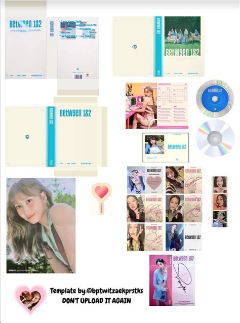 Plantilla De Album De Twice Plantillas Para Imprimir Gratis Mini