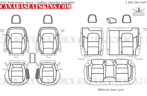 2021 2023 Ford Bronco Sport Dealer Pak Leather Upholstery