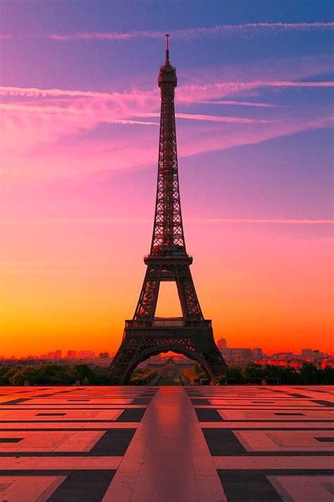 Paris Sunset Paris Sunset Eiffel Tower Paris Eiffel Tower