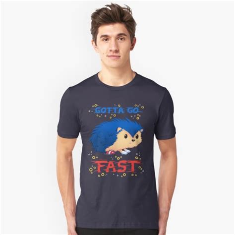 Gotta Go Fast Sonic The Hedgehog T Shirt The Shirt List