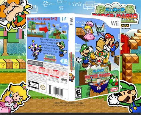 Super Paper Mario Wii Box Art Cover By Sacredgabz