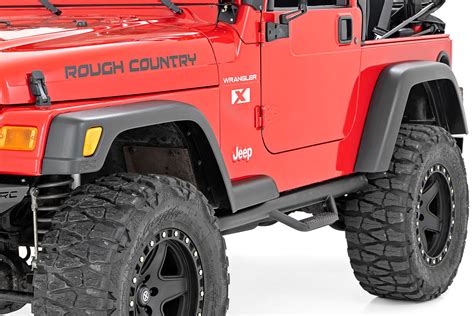 Rough Country 99033 55in Fender Flares For 97 06 Jeep Wrangler Tj