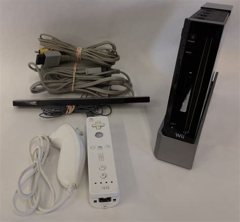 Nintendo Wii Game Console Rvl 001 Usa Black Avenue Shop Swap And Sell