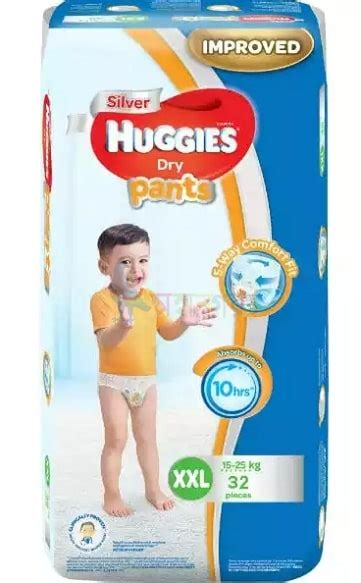Huggies Dry Pants Baby Diaper Xxl 15 25 Kg 32s Togumogu