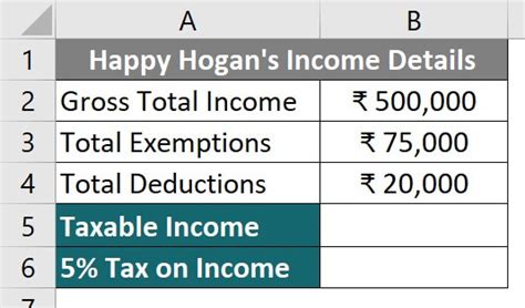 Calculate Income Tax In Excel AY 2024 25 Template Examples