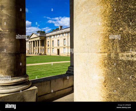 Downing College Cambridge Classical Buildings And Lawns In Downing