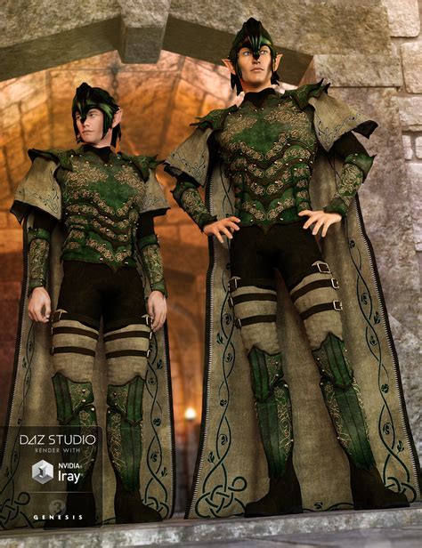 Elven Knight Armor For Genesis 3 Males Daz 3d