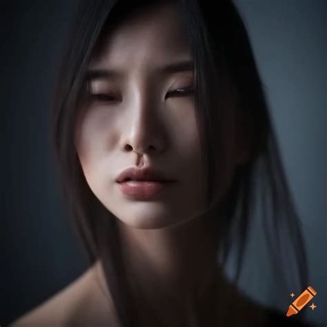 Fearful Dark Haired Asian Woman On Craiyon