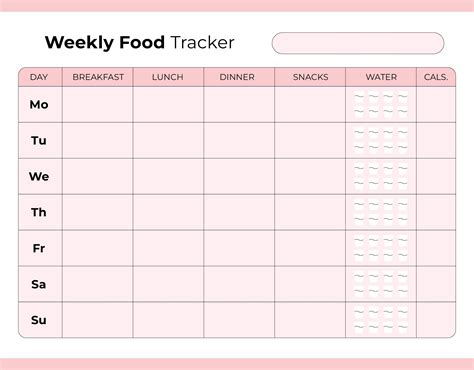 7 Best Diet And Exercise Tracker Printable Pdf For Free At Printablee