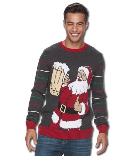 Santas Beer Ugly Holiday Sweater