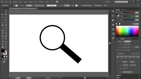Click on the magnifying glass icon in the toolbar and the. How to Zoom in or Zoom out in Adobe Illustrator - Quick Tips - YouTube