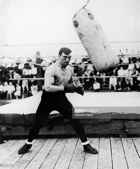 The Italian Boxing Champion Primo Carnera Training In Philadelphia On