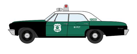 Police Car Illustration Of The Day — Nypd 1966 Chevrolet Biscayne