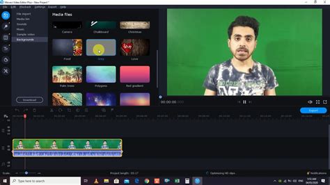 Movavi Editor Plus 2020 Change Background Of Video Youtube