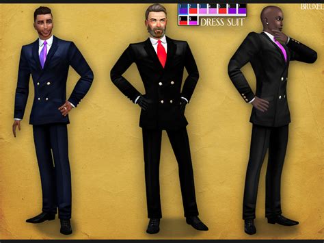 Male Suit Jacket Veston Complet The Sims 4 P2 Sims4 Clove Share