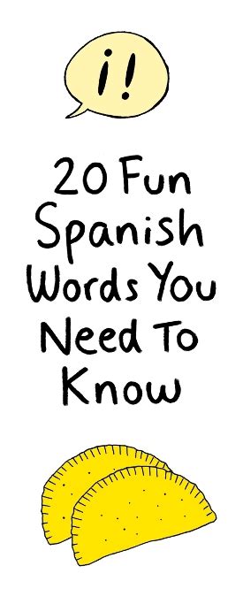 20 Cool But Fun And Funny Spanish Words To Know And Learn