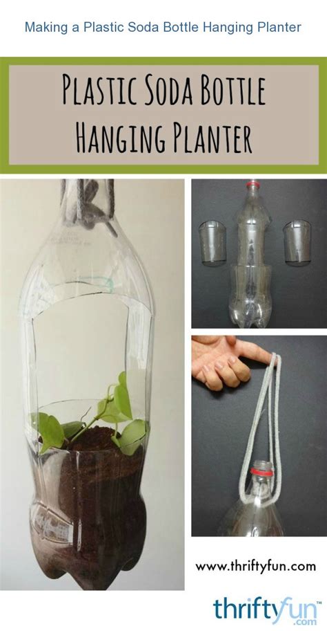 Get there early as this one is bound to be not only epic, but magical. Making a Plastic Soda Bottle Hanging Planter | ThriftyFun