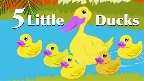 Five Little Ducks Nursery Rhymes For Kids Cds Kids Tv Youtube