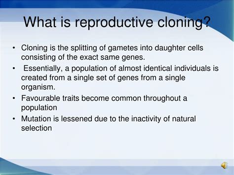 ppt reproductive cloning powerpoint presentation free download id 2601209