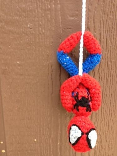Ravelry Spiderman Upside Down Amigurumi Pattern By Emily Lucero Wood