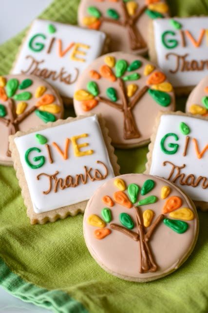 Brighten your thanksgiving table with the delicate vegan treat and watch how quickly they disappear. give thanks sugar cookies | Flickr - Photo Sharing!
