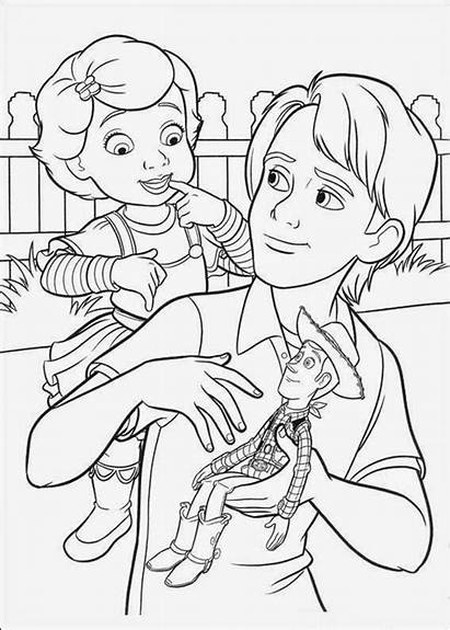 Story Toy Coloring Pages Printable Toys Woody