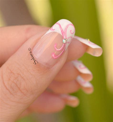 Nail Art French Manucure Arabesques 10 Ongles Nails Gel Nails Nail
