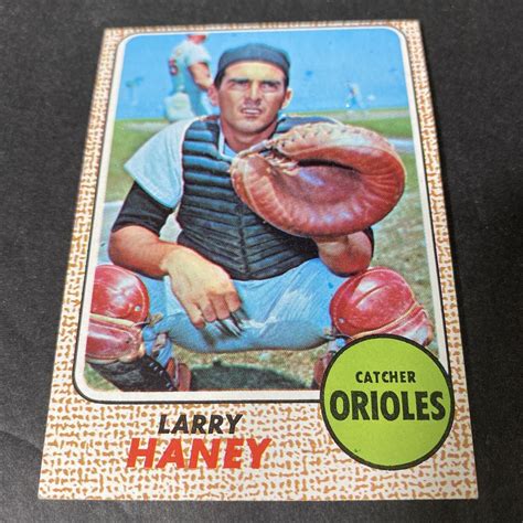 1968 Topps Baseball Larry Haney Baltimore Orioles Card 42 Ebay